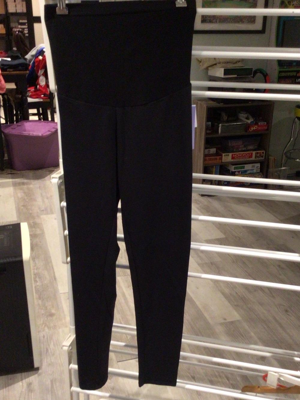 Motherhood Maternity Black High-Waist Maternity Leggings set of 2